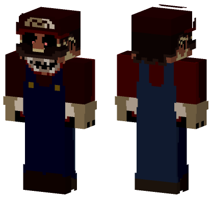 Mario EXE Minecraft Bedrock skin
