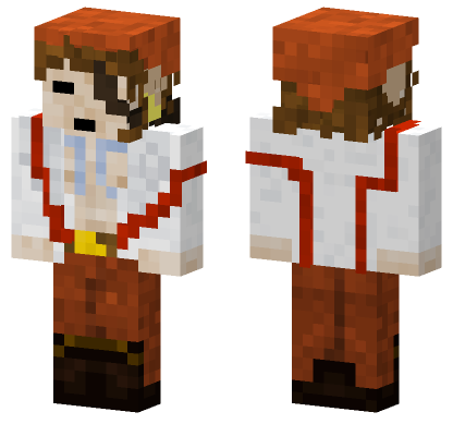 Mario Kart Mario Minecraft Bedrock skin
