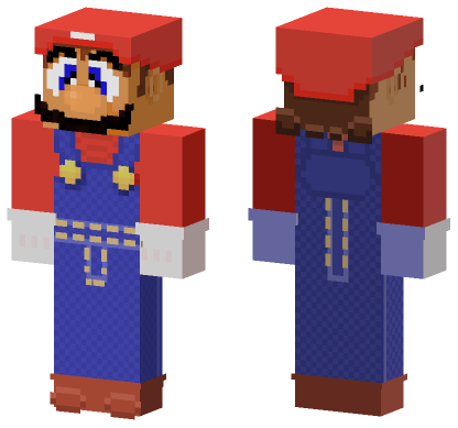 Mario Skin Minecraft Bedrock skin
