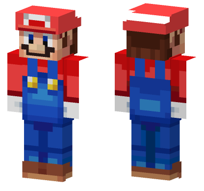 Mario Skin Minecraft Bedrock skin