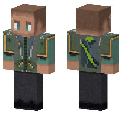 Markus Detroit Become Human Minecraft Bedrock skin