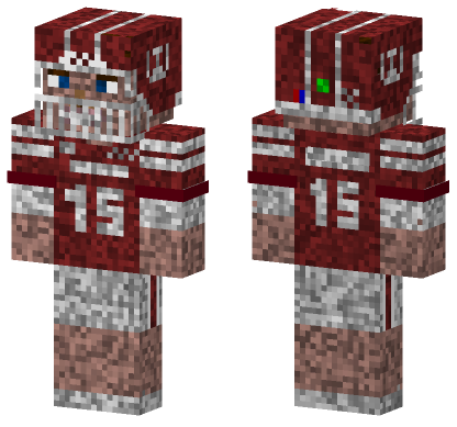 Maroon 15 Jersey Minecraft Bedrock skin