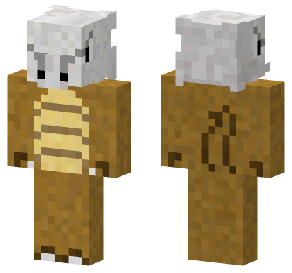 Marowak Pokemon Skin Minecraft Bedrock skin