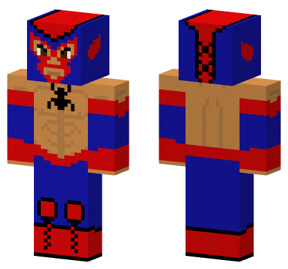 Marvel Lucha Libre Edition Aracno Minecraft Bedrock skin