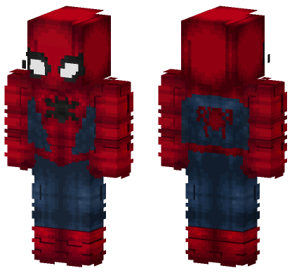 Marvel Spider-Man 2017 Disney XD Minecraft Bedrock skin