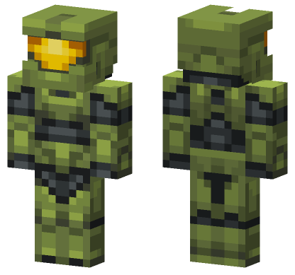 Master Chief Armor Minecraft Bedrock skin