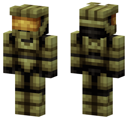 Master Chief Skin Minecraft Bedrock skin