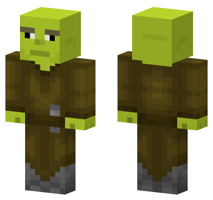 Master Shrek Minecraft Bedrock skin