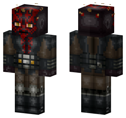 Maul Shadow Lord Minecraft Bedrock skin