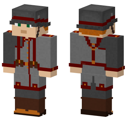 Mausern Infantryman Minecraft Bedrock skin
