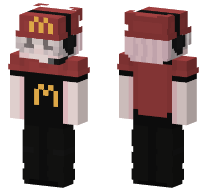 McDonalds Uniform Minecraft Bedrock skin