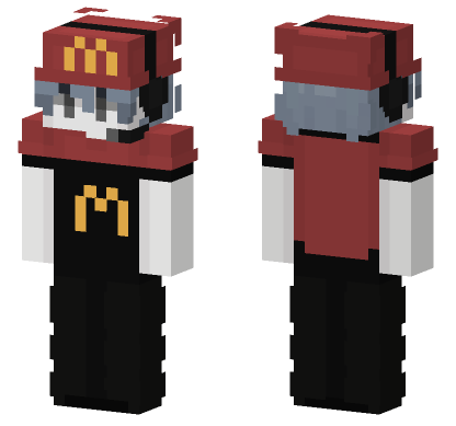 McDonalds Uniform Minecraft Bedrock skin