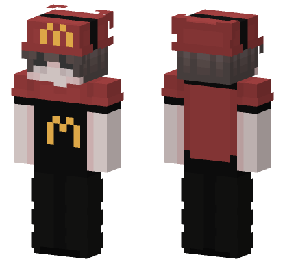 McDonalds Worker Skin Minecraft Bedrock skin
