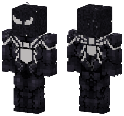 MCU Spiderman Venomised Minecraft Bedrock skin
