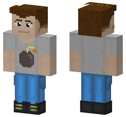 Me Da Bomb Minecraft Bedrock skin