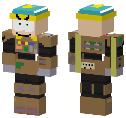 Mech Cartman Minecraft Bedrock skin