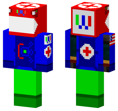 Medic Spacesuit Warface Minecraft Bedrock skin