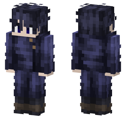 Megumi Fushiguro Minecraft Bedrock skin