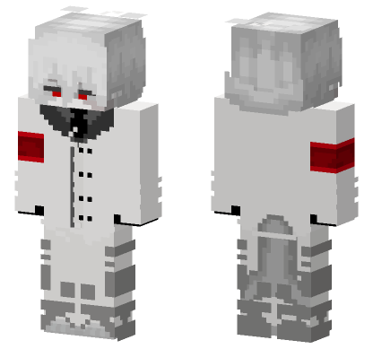 Meimi White Outfit Minecraft Bedrock skin