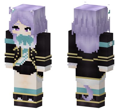 Mejiro McQueen Uma Musume Minecraft Bedrock skin