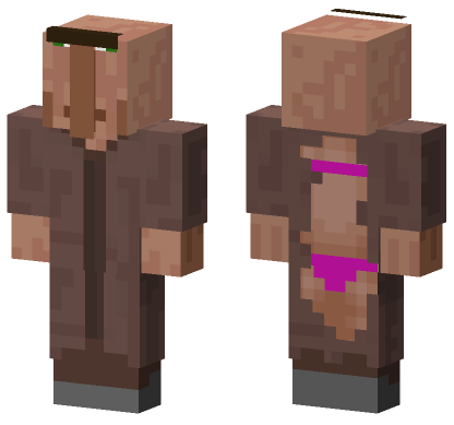 Meme Villager 2 Minecraft Bedrock skin