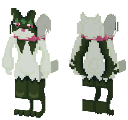 Meowscarada Pokemon Minecraft Bedrock skin