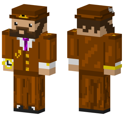 Meriff Fatman Cowboy Minecraft Bedrock skin
