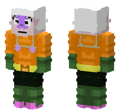 Mermaid Man Spongebob Minecraft Bedrock skin