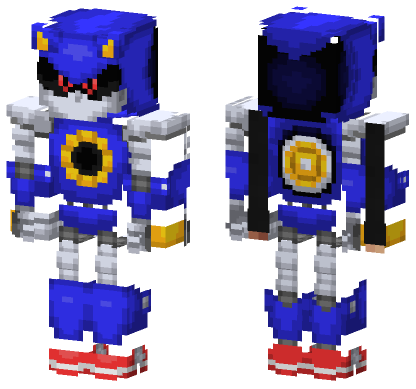 Metal Sonic Minecraft Bedrock skin