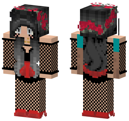 Mia Burton Rp Oc Skin Minecraft Bedrock skin