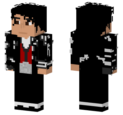 Michael Jackson Bad Concert Minecraft Bedrock skin