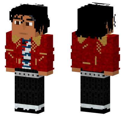 Michael Jackson Beat It Skin Minecraft Bedrock skin