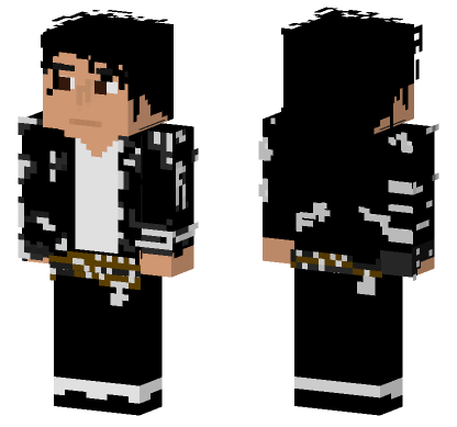 Michael Jackson Streetwalker Encore Minecraft Bedrock skin