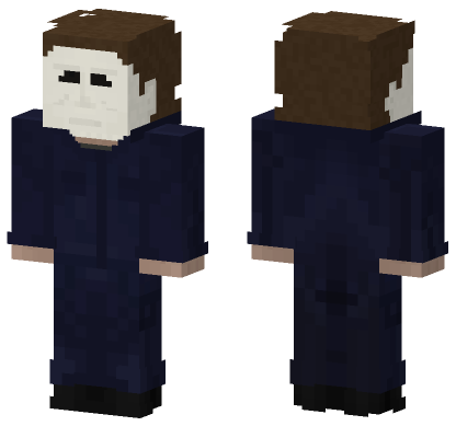 Michael Myers Halloween Skin Minecraft Bedrock skin