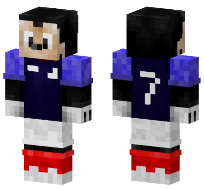 Mickey Mouse Skin Minecraft Bedrock skin