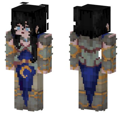 Midnight Darkness Minecraft Bedrock skin