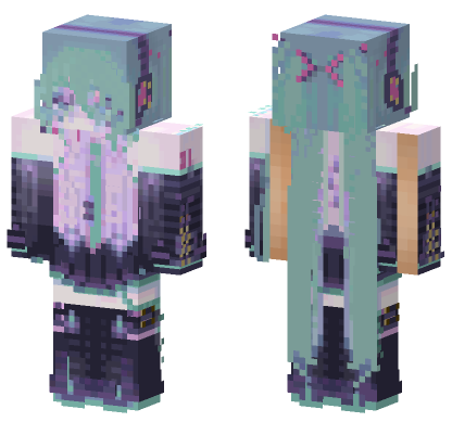 Miku 6621877 Minecraft Bedrock skin