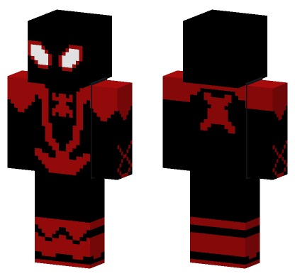 Miles Morales Skin Minecraft Bedrock skin