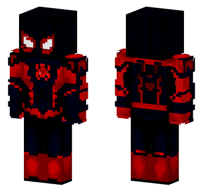Miles Morales Skin Minecraft Bedrock skin