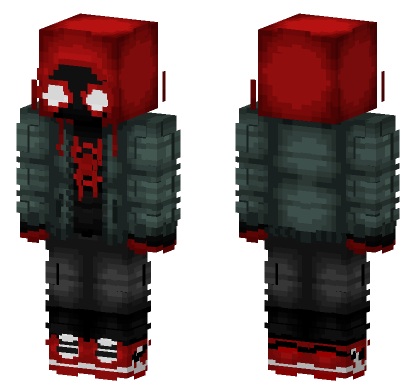 Miles Morales Spider-Man Minecraft Bedrock skin