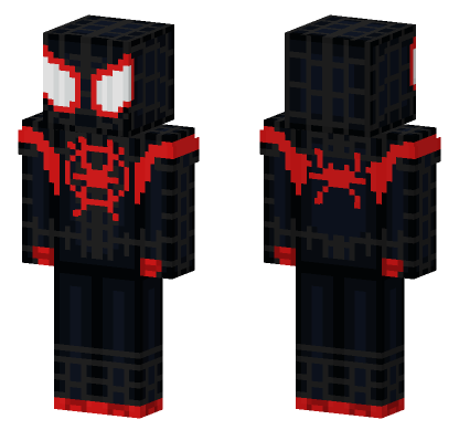 Miles Morales Spider-Verse Skin Minecraft Bedrock skin