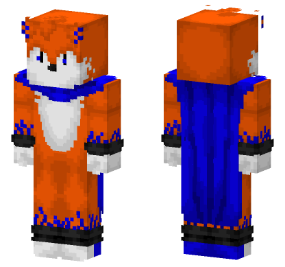 Miles Tails Prower Sonic Minecraft Bedrock skin