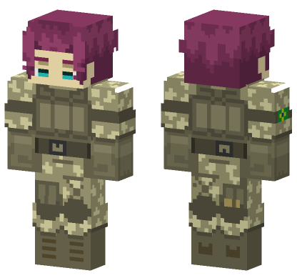 Military Commando Operator Minecraft Bedrock skin