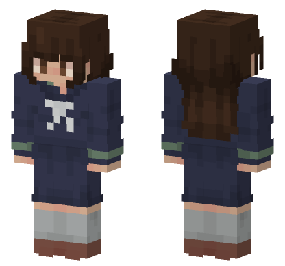 Mimiko Hasaba Minecraft Bedrock skin