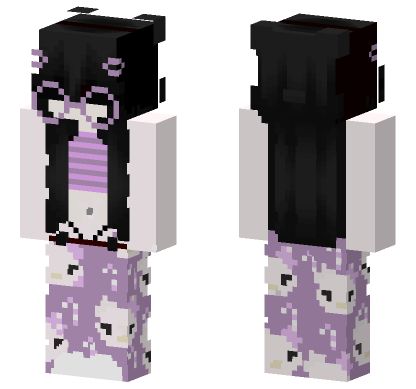 Mina VK Remix Minecraft Bedrock skin