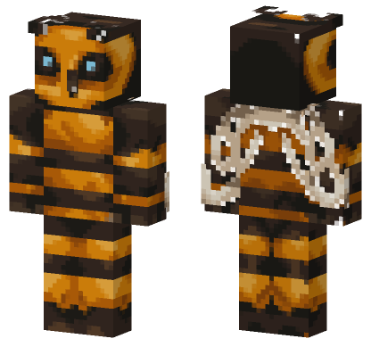 Minecraft Bee HD Minecraft Bedrock skin