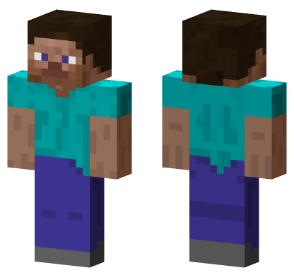 Minecraft Steve Skin Minecraft Bedrock skin