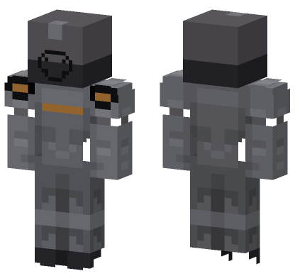 Minigun Mech Armoured Mobile Suit Minecraft Bedrock skin