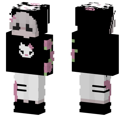 Miniku Bunny Girl Minecraft Bedrock skin