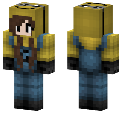 Minion Girl Minecraft Bedrock skin